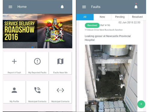 Fault Tracking Mobile Application